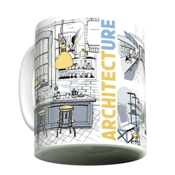 ماگ لاژید مدل مشاغل طرح آرشیتکت و معمار کد J002