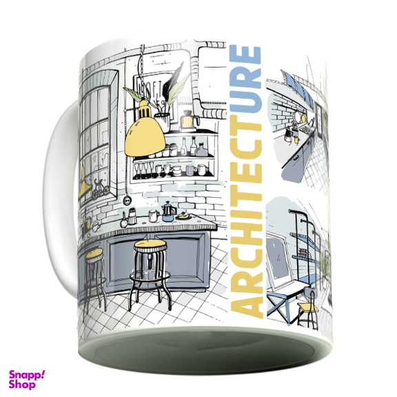 ماگ لاژید مدل مشاغل طرح آرشیتکت و معمار کد J002