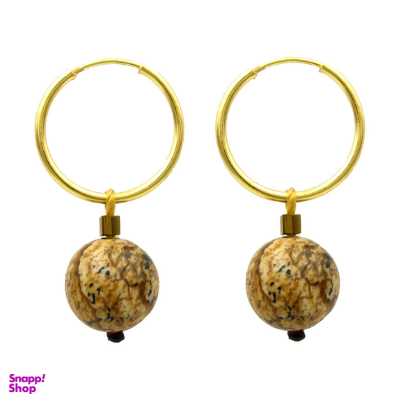 گوشواره طلا 18 عیار زنانه کاپانی مدل ke029