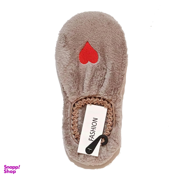 پاپوش پولیشی FASHION مدل گلدوزی طرح قلب کد S17