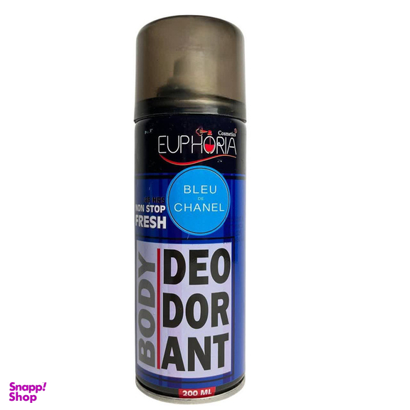 اسپری بدن ایفوریا مدل بلو شنل حجم 200 میلی لیتر