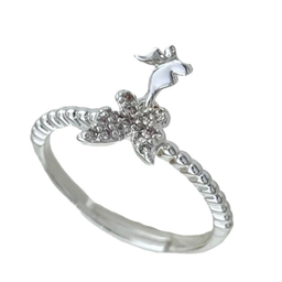 انگشتر زنانه مدل پروانه کد R4507