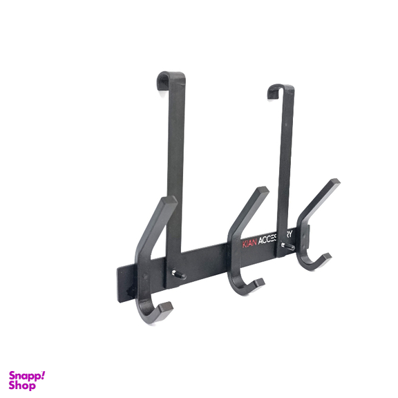 آویز لباس کیان اکسسوری مدل پشت دری سه شاخ کد ql003