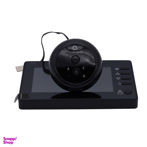 چشمی درب هوشمند مانیتوردار مدل BLACK Full HD