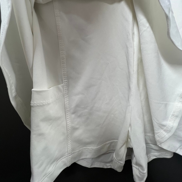 دامن ورزشی زنانه طرح جیمشارک کد 43109 رنگ سفید