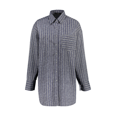 مانتو زنانه لوینت مدل سولینا  کد 0117 رنگ طوسی سرمه ای