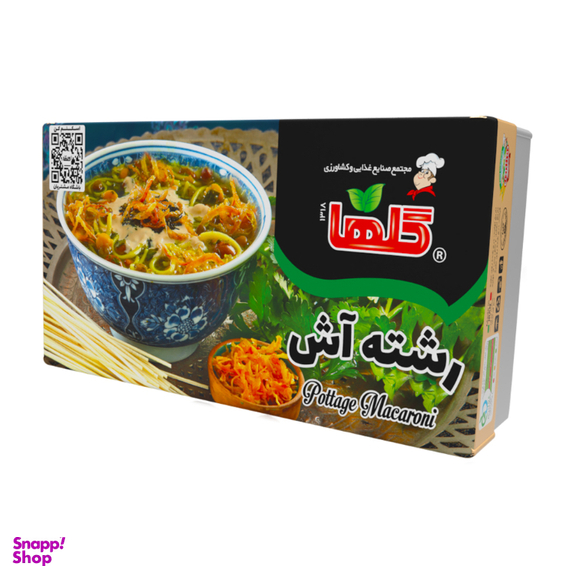 رشته آش گلها وزن 400 گرم بسته بندی جعبه