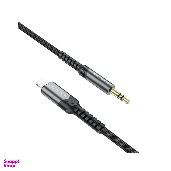 کابل تبدیل لایتنینگ به جک 3.5 میلی متری بروفون مدل BL15 طول 1 متر