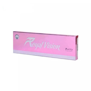 لنز رویال ویژن مدل Vegas Pearl شماره 07 رنگ خاکستری یخی روشن