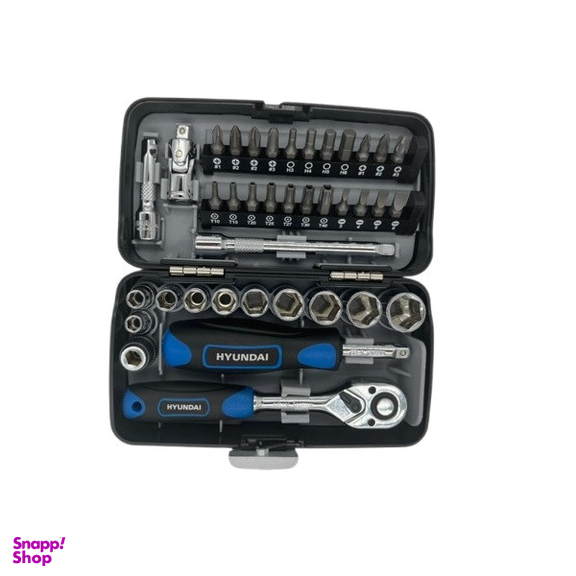 سری بکس و پیچ گوشتی هیوندای مدل 9138 مجموعه 38 عددی