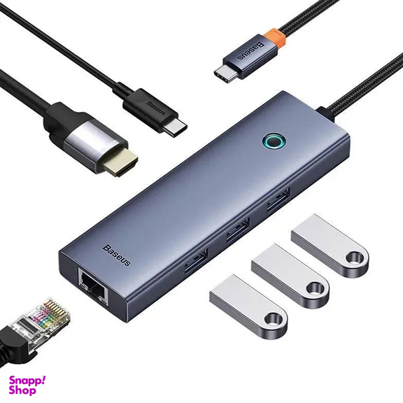 هاب 6 پورت Type-C بیسوس مدل BS-OH111