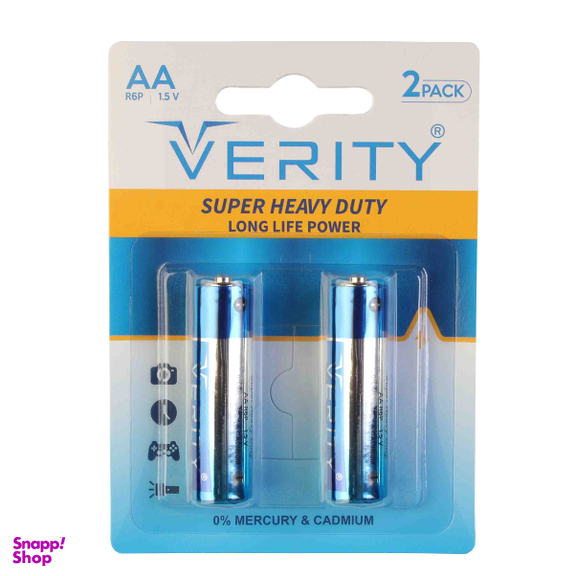 باتری قلمی وریتی مدل Super Heavy بسته 2 عددی
