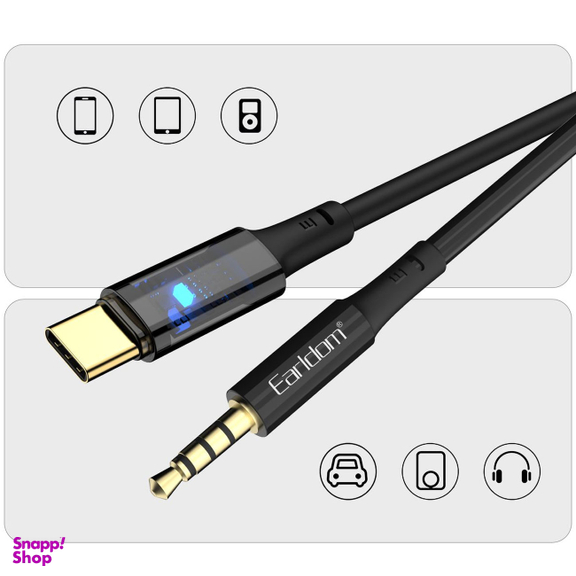 تبدیل Type-C به AUX ارلدام مدل AUX53