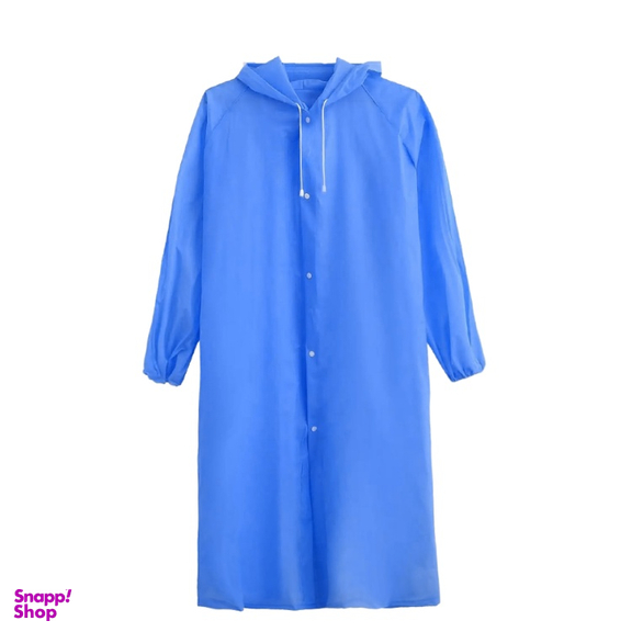 پانچو موتورسواری طرح Raincoat کد 210 رنگ آبی