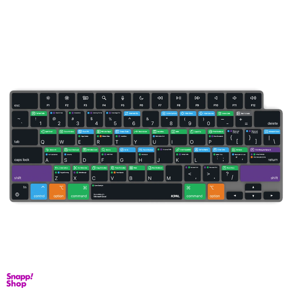 محافظ کیبورد لپ تاپ جی سی پال مدل VerSkin Excel Shortcut