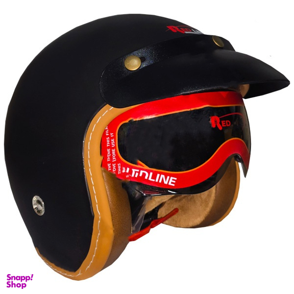 کلاه کاسکت عینک دار ردلاین مدل وسپایی کد RE936-G