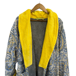 حوله پالتویی برق لامع مدل چاپی کد 162