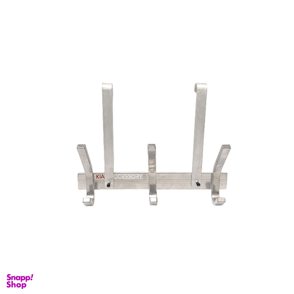 آویز لباس کیان اکسسوری مدل پشت دری سه شاخ کد ql003