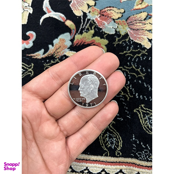 سکه نقره دو رو مدل بال عقاب عیار 999 کد 4525