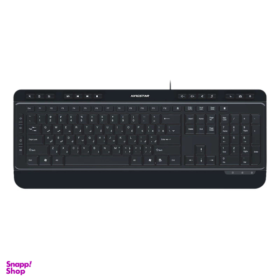 کیبورد باسیم مخصوص بازی کینگ استار مدل KB97 Gaming Full Multimedia