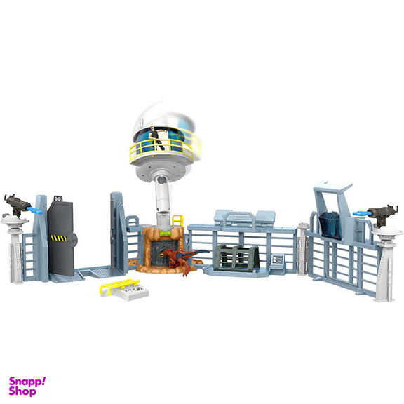 اکشن فیگور ماتیل مدل Jurassic World Outpost Chaos Playset