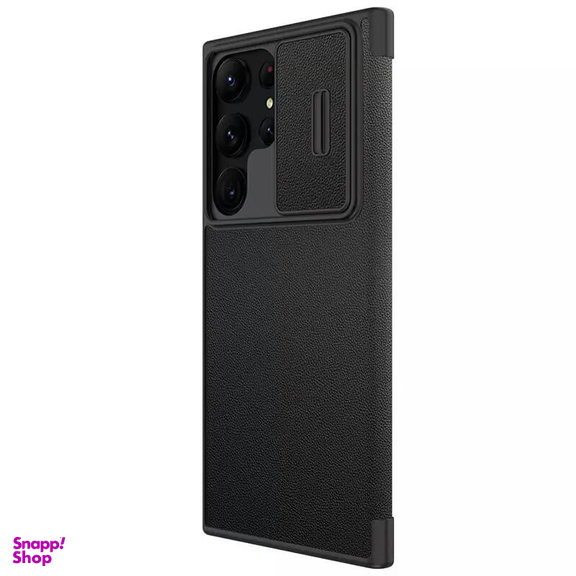 کیف کلاسوری نیلکین مدل Qin Pro Plain Cloth مناسب برای گوشی موبایل سامسونگ Galaxy S23 Ultra