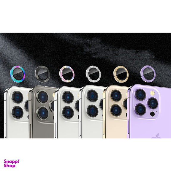 محافظ لنز دوربین بوف مدل HD-ColorLenz مناسب برای گوشی موبایل اپل Iphone 14 Pro Max / 14 Pro