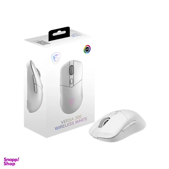 ماوس بی سیم مخصوص بازی ام اس آی مدل VERSA 300 White