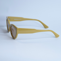 عینک آفتابی زنانه طرح miu miu کد 2428 رنگ کرم