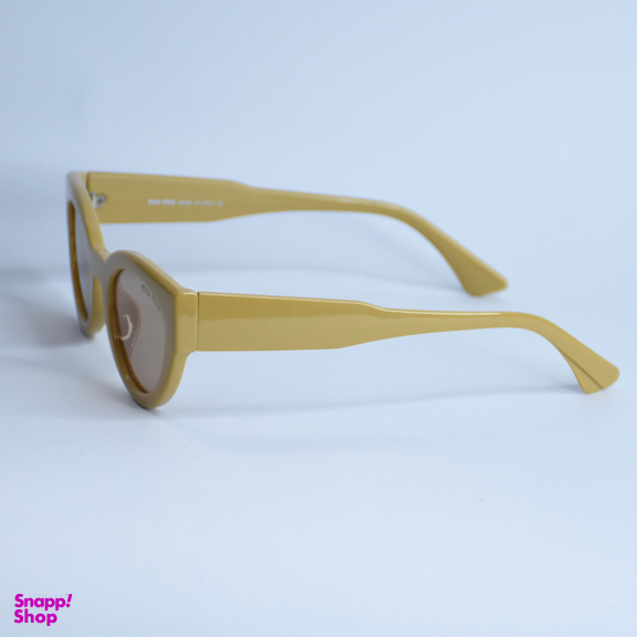 عینک آفتابی زنانه طرح miu miu کد 2428 رنگ کرم