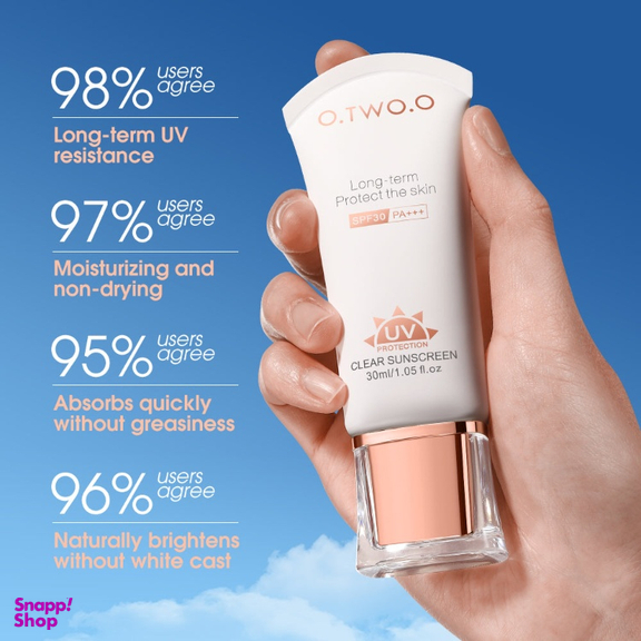 کرم ضد آفتاب او تو او مدل spf30 حجم 30 میلی لیتر
