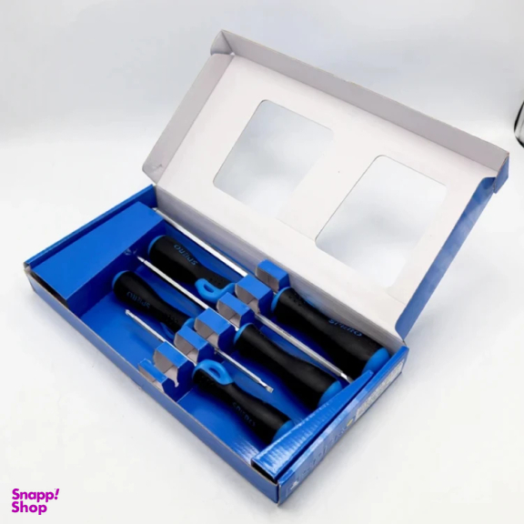پیچ گوشتی دوسو و چهارسو اسپرو مدل YP-05-1829-905BX مجموعه 5 عددی