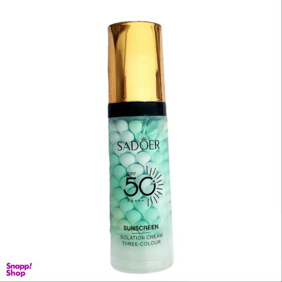 پرایمر ضد آفتاب سادور مدل مخملی SPF 50 وزن 40 گرم