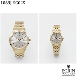 ست ساعت مچی عقربه ای زنانه و مردانه سورین مدل GL1069J-SG02S