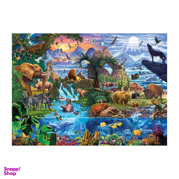 پازل 5000 تکه یوروگرافیکس پازلز مدل 8520-5881 Animals of the World