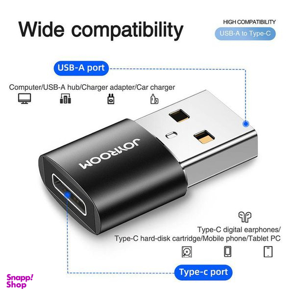 مبدل USB به USB-C جوی روم مدل S-H152 پک 2 عددی