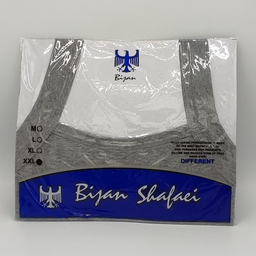 زیرپوش رکابی مردانه مدل خشتی کد 118 رنگ طوسی