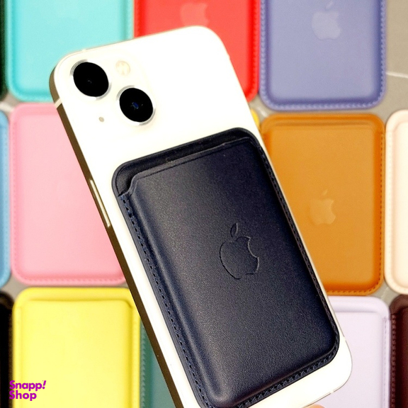 کیف جاکارتی مغناطیسی مدل اپل Leather Wallet مناسب پشت گوشی موبایل