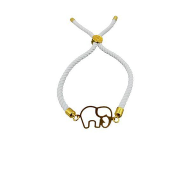 دستبند طلا ۱۸ عیار زنانه پانسی طرح فیل کد D50571