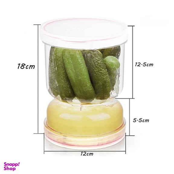 بانکه مدل ظرف خیارشور آکام طرح ساعت شنی