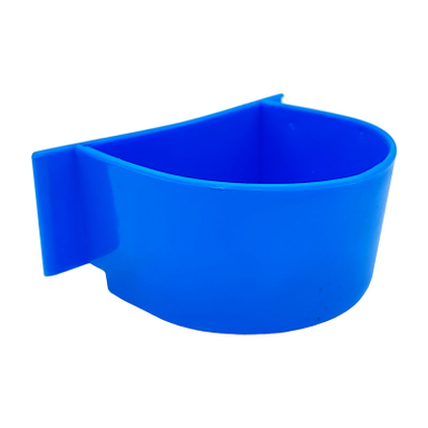 ظرف دان خوری پرنده مدل لیوانی نیم دایره بزرگ مناسب طوطی و پرندگان زینتی