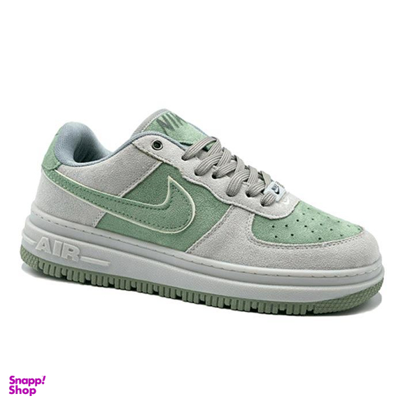 کتانی طرح نایکی مدل Air Force کد 30031 رنگ طوسی سبز یشمی