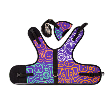 قلاده کتفی سگ تادو کد S109 سایز XXL