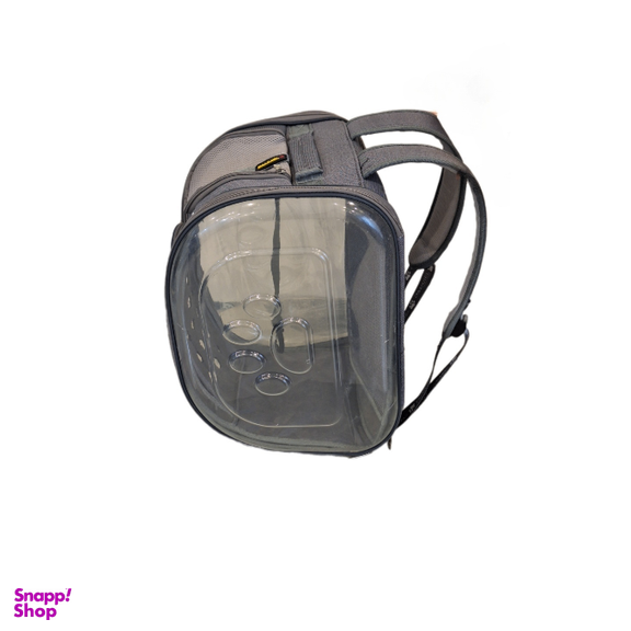کیف حمل سگ و گربه مدل طلق دار zebra سایز L