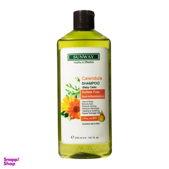 شامپو سر و بدن کودک سان وی مدل CALENDULA حجم 300 میلی لیتر