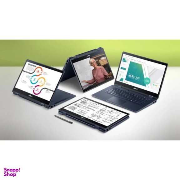 لپ تاپ 14 اینچ ایسوس مدل ExpertBook B3 Flip B3402FV-I7161TB0D-i7 1355U-24GB DDR4-1TB SSD-IPS-Touch کاستوم شده