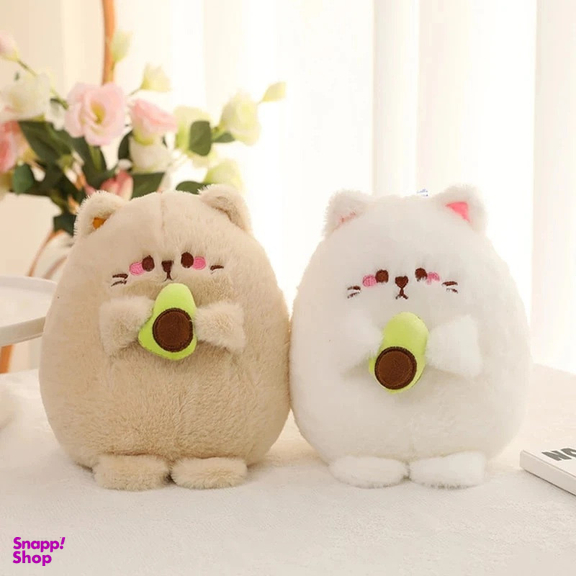 عروسک مدل گربه آووکادو بدست کد JIM110 ارتفاع 18 سانتی متر