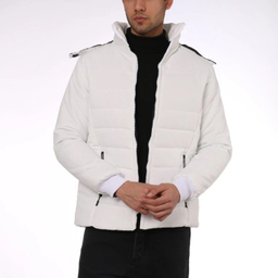 کاپشن مردانه مدل GD-s-17288097 رنگ سفید