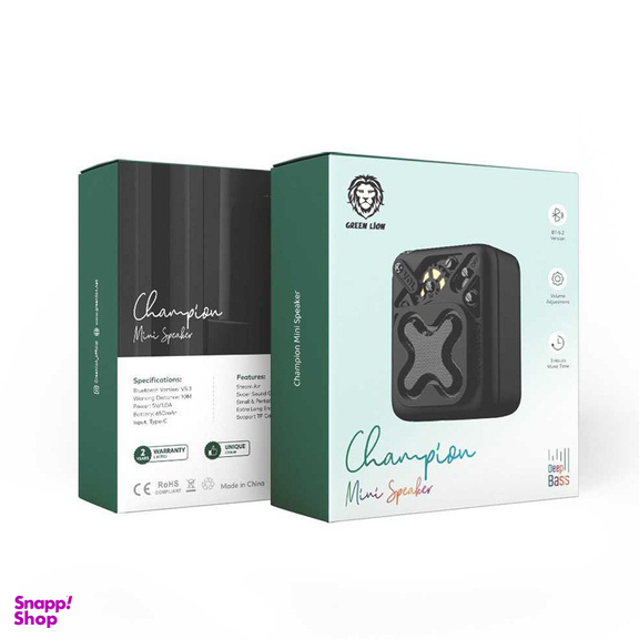 اسپیکر بلوتوثی قابل حمل گرین لاین مدل Champion Mini