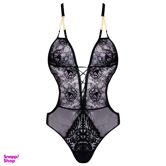 لباس خواب زنانه ماییلدا مدل بادی کد  3780-417 رنگ مشکی